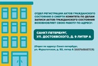 

С 28 июня 2021 года Отдел регистрации актов гражданского состояния о смерти возобновит прием граждан в историческом здании на ул. Достоевского, д. 9 рисунок
