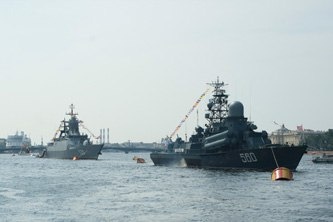 Организация дорожного движения при подготовке и проведении Главного военно-морского парада в 2018 году рисунок