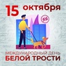 

15 октября отмечается День белой трости  рисунок
