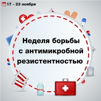 

17 ноября в России cтартовала Неделя борьбы с антимикробной резистентностью рисунок
