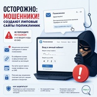 

Новая схема обмана: мошенники создают липовые сайты поликлиник рисунок

