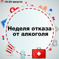 

Сегодня стартовала Неделя отказа от алкоголя рисунок
