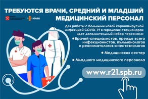 

Требуются врачи, средний и младший медицинский персонал рисунок
